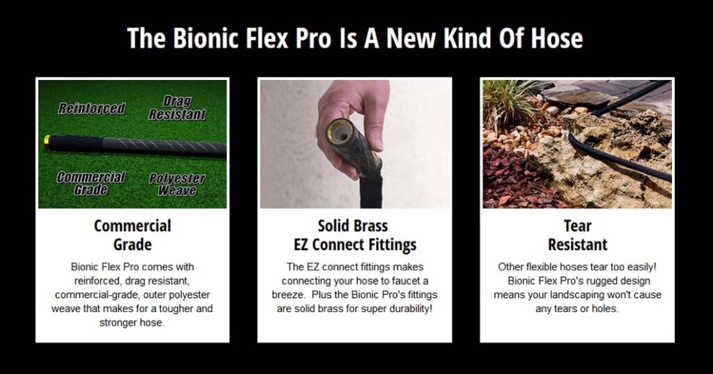 Bionic Flex Pro Hose Order tough & lightweight high performance