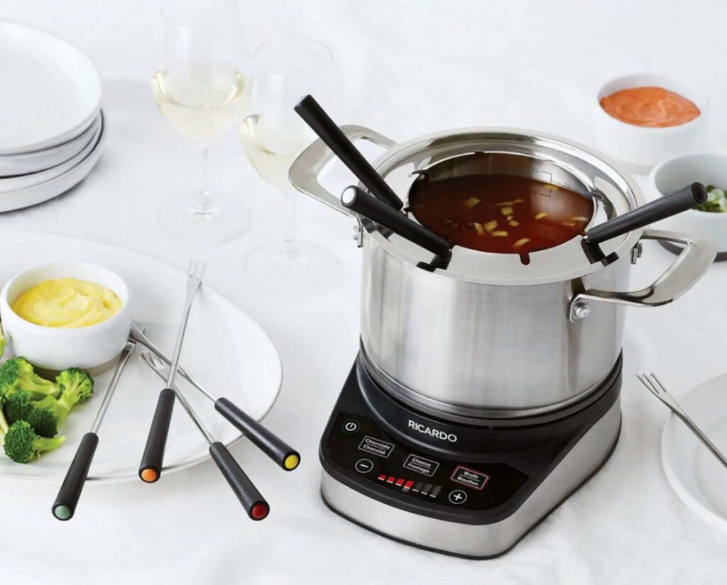 Ensemble à fondue électrique Ricardo Fromage, chinoise, chocolat