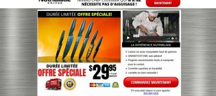 Ensemble de couteaux Granitestone NutriBlade