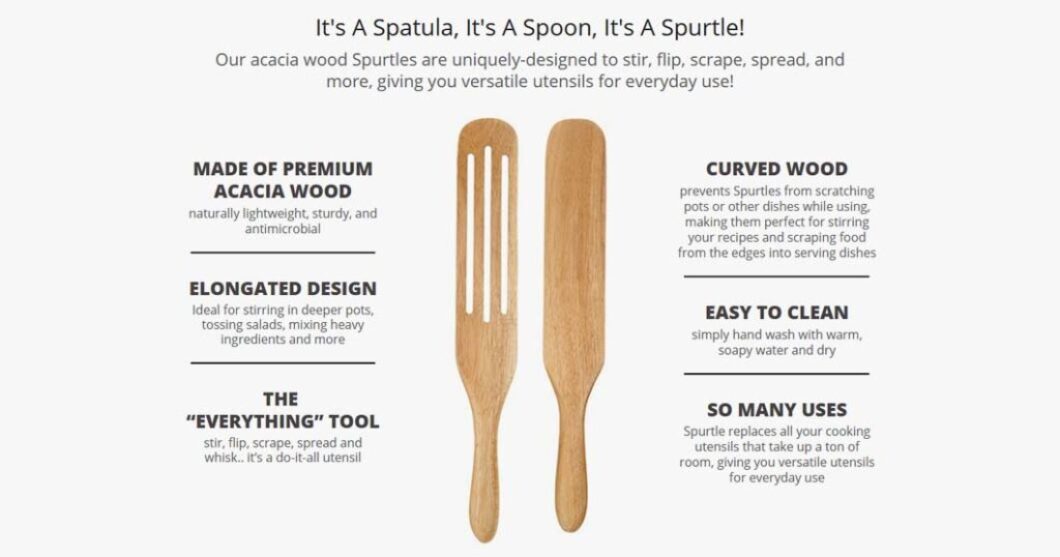 Mad Hungry Spurtle Wood Utensil Set