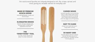 Mad Hungry Spurtle Wood Utensil Set