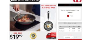 Non-Stick No-Warp Granitestone Frying Pan