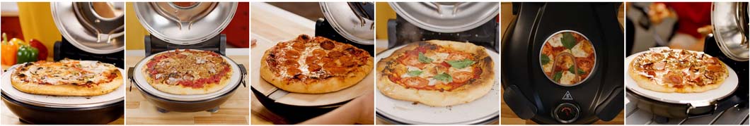 Styles de pizza du four à pizza électrique Piezano de Granitestone